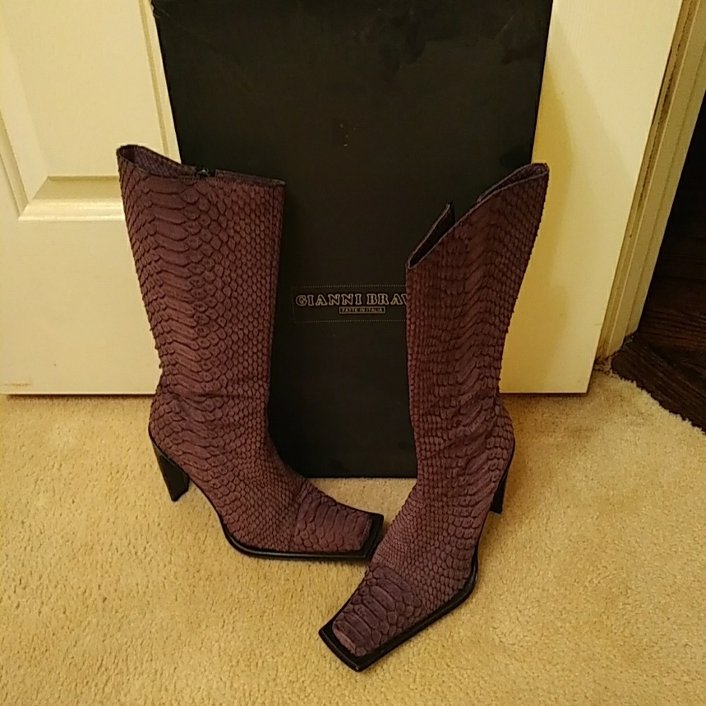 Worn Twice- Gianni Bravo Smeraldo Boots